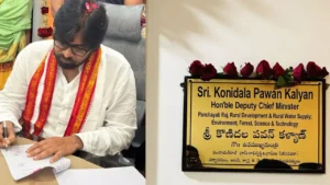 Jana Sena Chief Pawan Kalyan takes charge as Deputy CM of Andhra Pradesh Telugu
